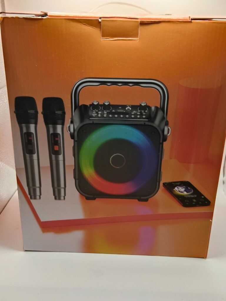 Głośnik karaoke K9-M z dwoma mikrofonami