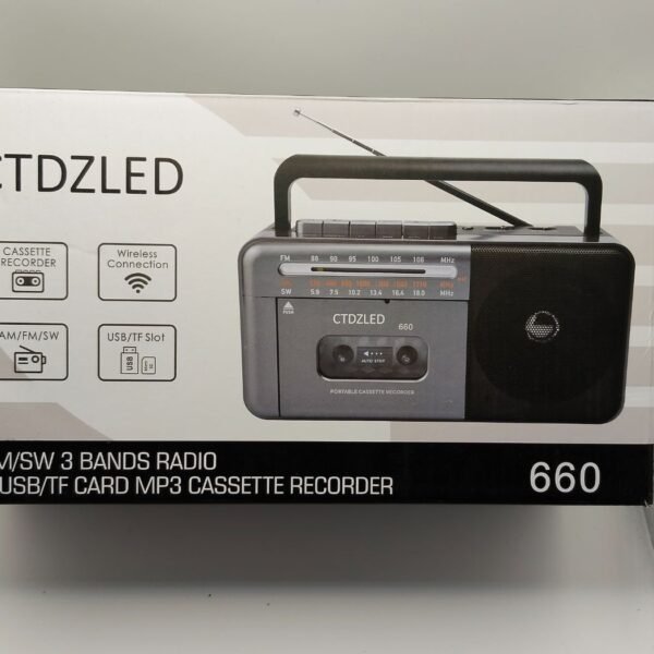 Magnetofon kasetowy z radiem CTZLED 660