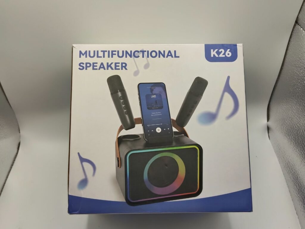 Zestaw karaoke K26 z dwoma mikrofonami